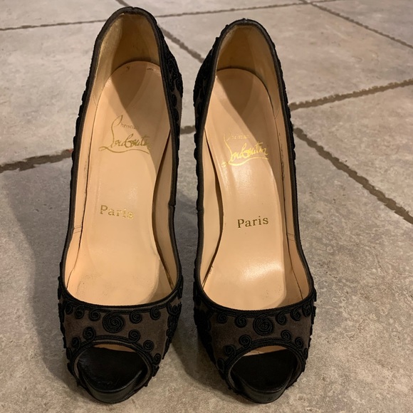 Christian Louboutin Very Brode 120 Suede - 37 - Picture 3 of 15